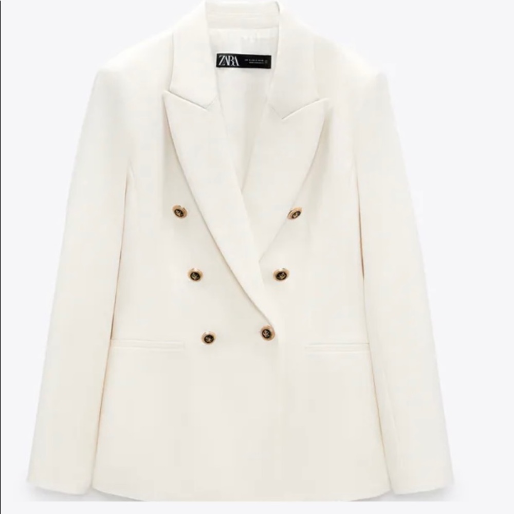 Zara Double Breasted Blazer
